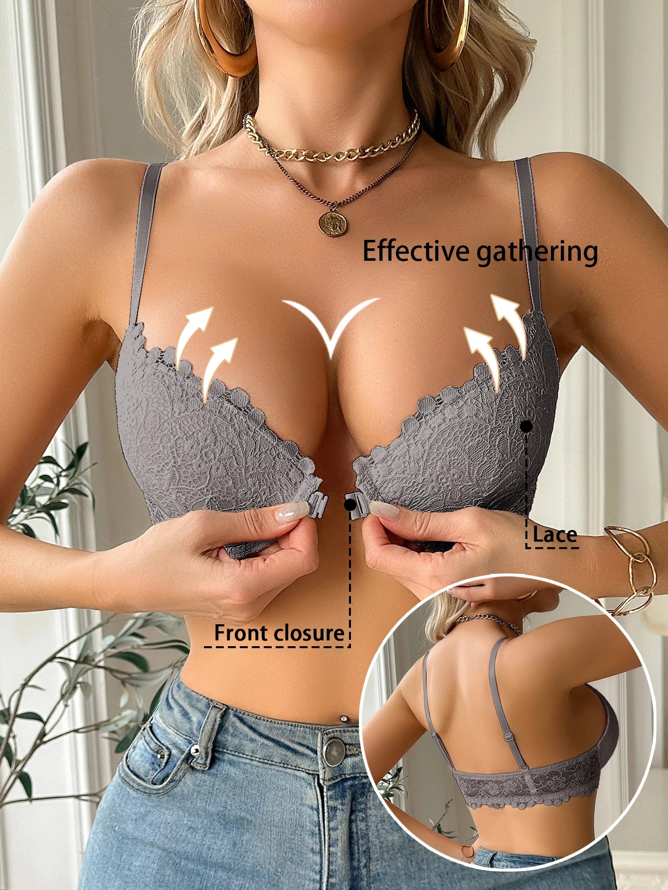 Curve Lace Push-Up Bra